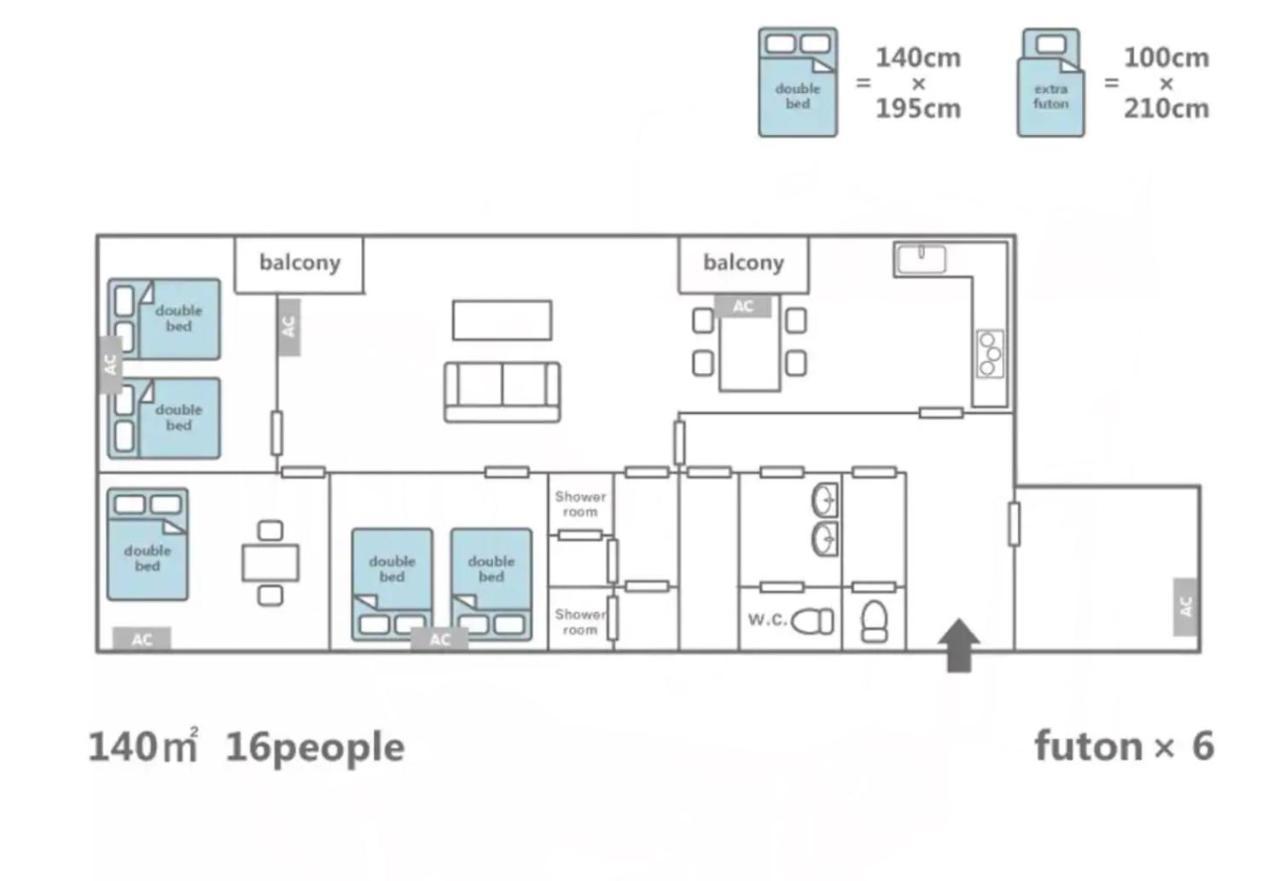 Dotonbori Mansion 405 Apartment Osaka Bagian luar foto